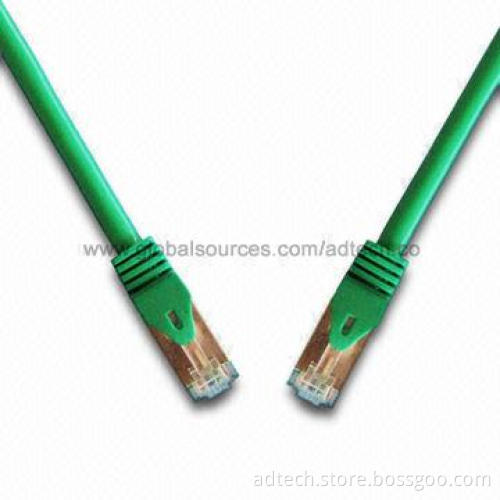 UL-approved Booted RJ45 FTP Cat6 Snagless Patch Cables in PVC or LSZH
